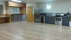 Newmarket Inn | East Gwillimbury, Ontario, L9N 0J2 | Stove, fridge and mini fridges in meeting room 